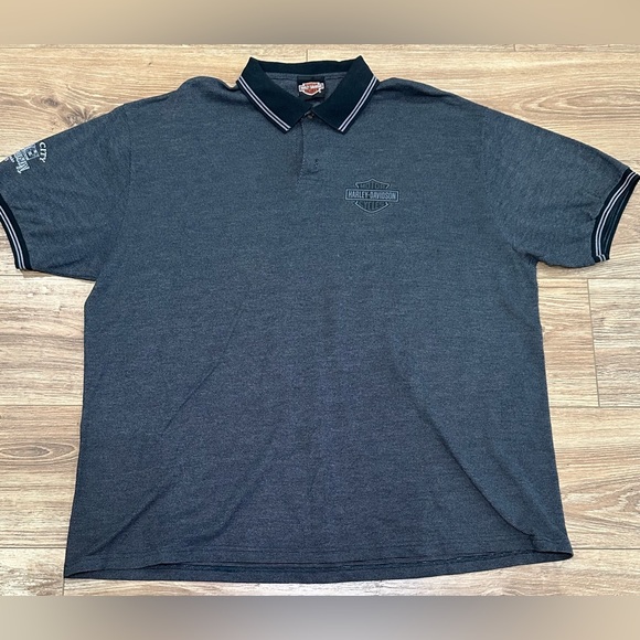 00’s Harley Davidson Polo shirt Size XXL- San Antonio ,TX 100%‎ cotton - Picture 1 of 5
